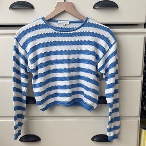 Z supply Prado cropped striped sweater